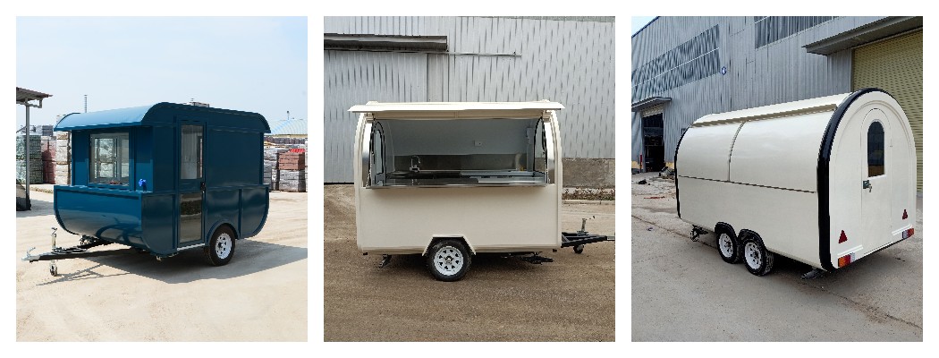 custom mobile bubble tea truck trailers for sale